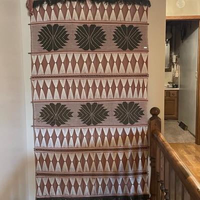 Woven wall hanging