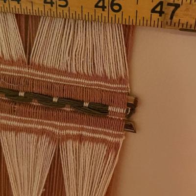 Woven wall hanging