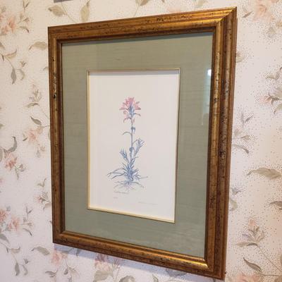 Four Pencil Signed & Numbered Rosario Baxter Floral Prints (3GB1-KD)