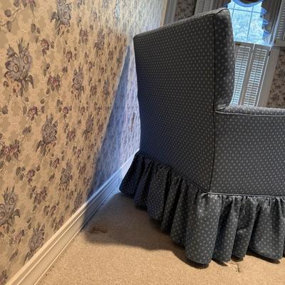 Cox Manufacturing Reupholstered Armchair (3PB-DZ)