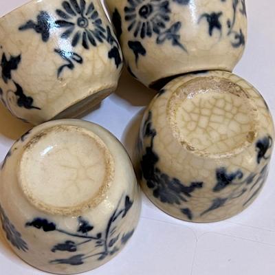 6 Piece Antique Vintage Asian Tea Set