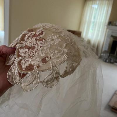 Vintage Wedding Gloves & Veil Set