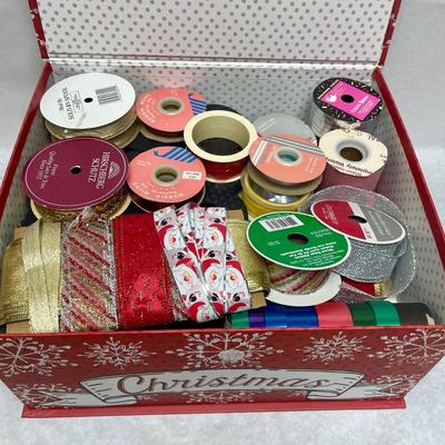 Lot of Christmas Ribbon