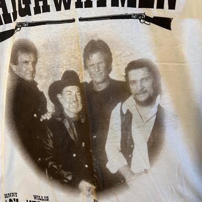 Lot of 8 Vintage T-Shirts - Willie Nelson, Red Skins, Drifting Cowboys, Hank Thompson