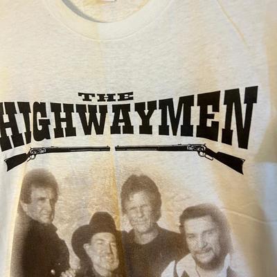 Lot of 8 Vintage T-Shirts - Willie Nelson, Red Skins, Drifting Cowboys, Hank Thompson
