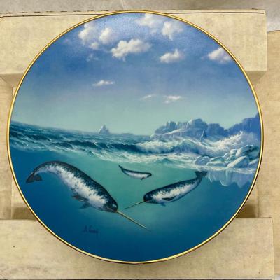Unicorn of the Sea - Narwal Collector Plate