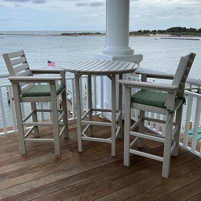 565 Polywood Bar Table & Two Chairs