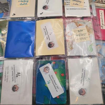 Huge Lot Artist Signed Trading Cards & Book