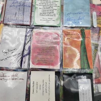 Huge Lot Artist Signed Trading Cards & Book