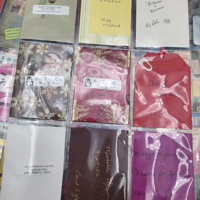 Huge Lot Artist Signed Trading Cards & Book