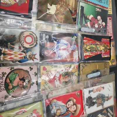 Huge Lot Artist Signed Trading Cards & Book