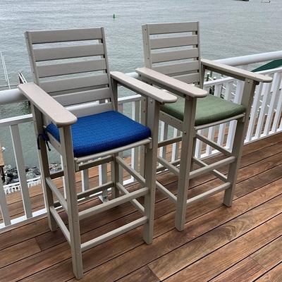 572 Pair of Polywood Barstools