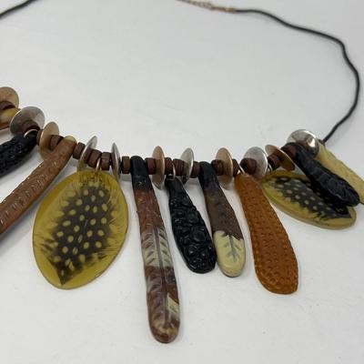 Large Bead Vintage Necklaces - Ceramic, Glass & Acrylic