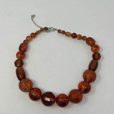 Large Bead Vintage Necklaces - Ceramic, Glass & Acrylic
