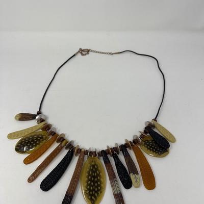 Large Bead Vintage Necklaces - Ceramic, Glass & Acrylic