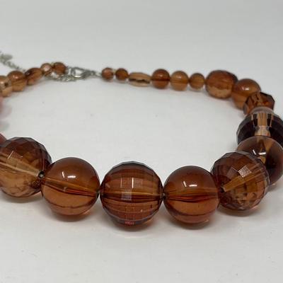Large Bead Vintage Necklaces - Ceramic, Glass & Acrylic