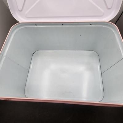 Vintage Decoware Tin Bread Box