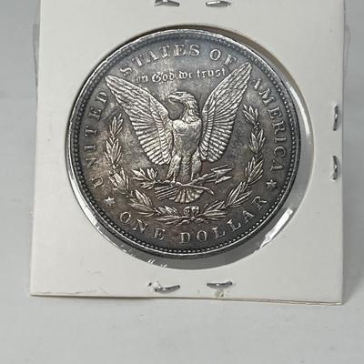 1896 Morgan One Dollar Silver Coin