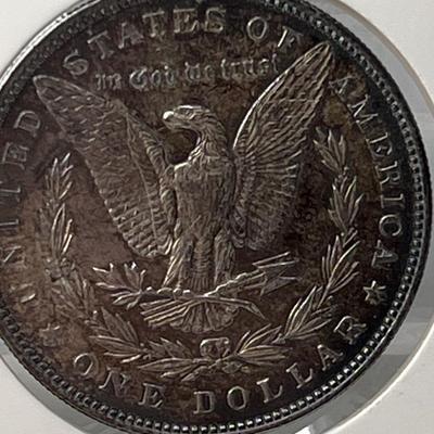 1896 Morgan One Dollar Silver Coin