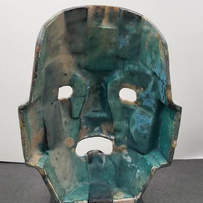 Mayan Tribal Onyx MOP Inlay Mask Decor