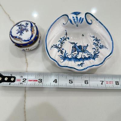 Lallier a Lastiere dish and trinket box