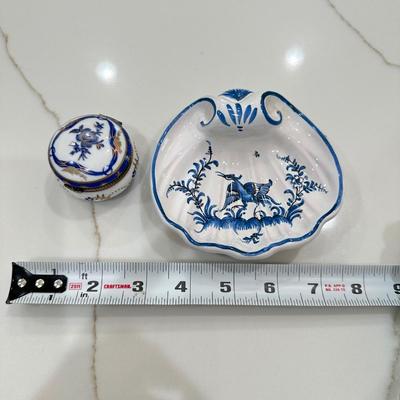 Lallier a Lastiere dish and trinket box