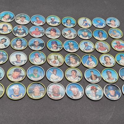 1987 Topps Baseball Cap Tokens (48)