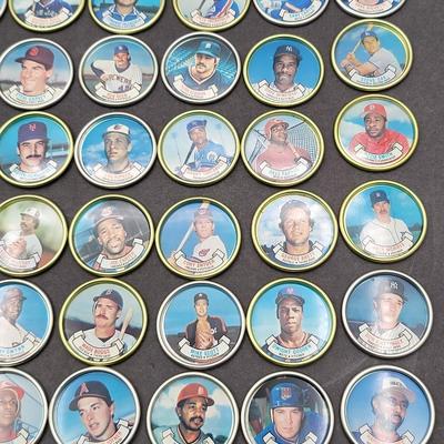 1987 Topps Baseball Cap Tokens (48)