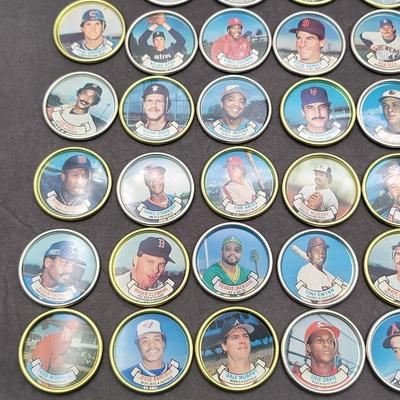 1987 Topps Baseball Cap Tokens (48)