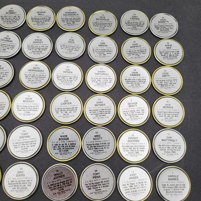 1987 Topps Baseball Cap Tokens (48)