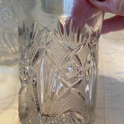 Vintage pitcher & 12 tumblers