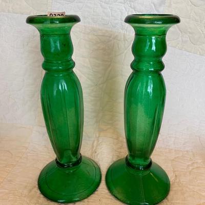 GAO MI emerald green Pilar bud vases