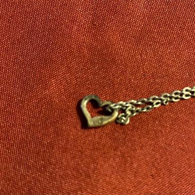 Sterling Silver Necklace Heart