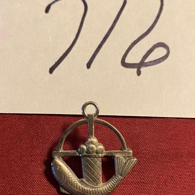 Creed Sterling Silver Pin