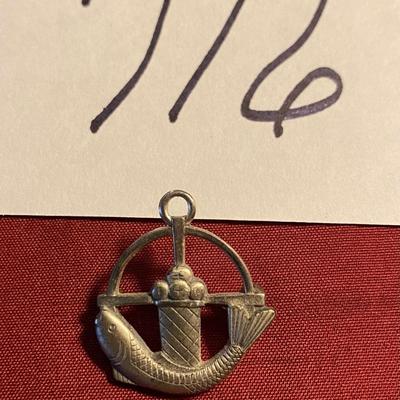 Creed Sterling Silver Pin