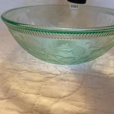 Vintage green beautiful bowl