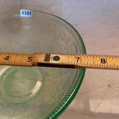 Vintage green beautiful bowl