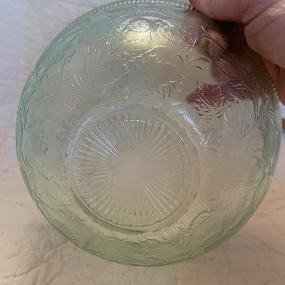 Vintage green beautiful bowl