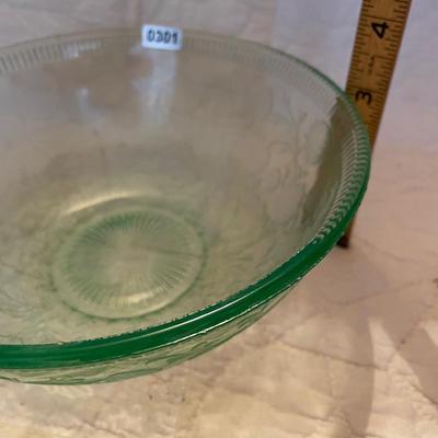 Vintage green beautiful bowl