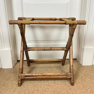589 Rattan Luggage Racks