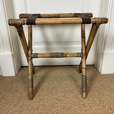 589 Rattan Luggage Racks