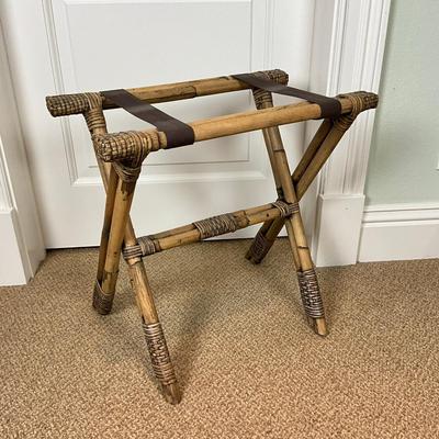 589 Rattan Luggage Racks