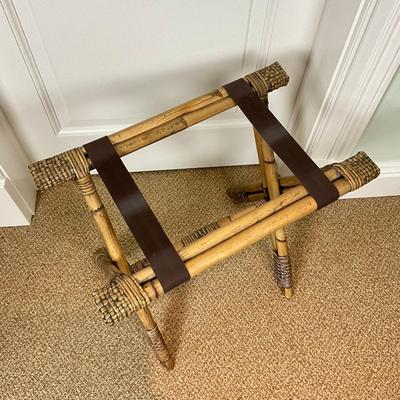 589 Rattan Luggage Racks