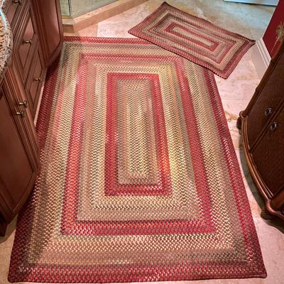 602 Set of Capel Braided Rugs
