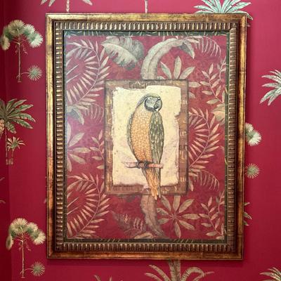 603 Large Parrot Framed Print
