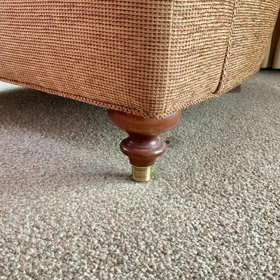 608 Pair of Kravet Furniture Upholdstered Arm Chairs