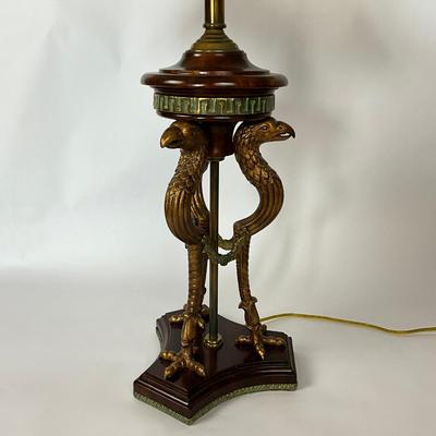 610 Maitland Smith Neoclassical Bird Lamp