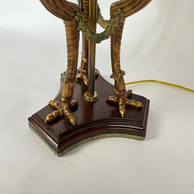 610 Maitland Smith Neoclassical Bird Lamp