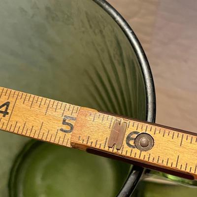 Vintage green swirl pitcher