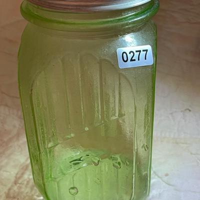 Vaseline green canister